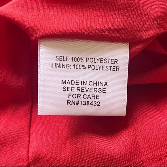 COPY - Modcloth Dress Floral Dotted Daytime Dapper True Wrap Tie Ruffle Red Whi… - Picture 5 of 16